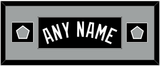 San Antonio Name With 2 Champions Trophy Patches - Road Black (1989-2002) - Single Mat 4