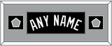 San Antonio Name With 2 Champions Trophy Patches - Road Black (1989-2002) - Single Mat 4