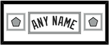 San Antonio Name With 2 Champions Banner Patches - Home White (2002-2017) - Double Mat 2