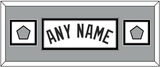 San Antonio Name With 2 Champions Banner Patches - Home White (1989-2002) - Double Mat 4