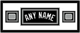 San Antonio Name With 2 Champions Banner Patches - Road Black (1989-2002) - Triple Mat 2