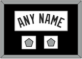 San Antonio Name With 2 Champions Trophy Patches - Home White (2002-2017) - Single Mat 1
