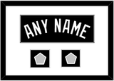 San Antonio Name With 2 Champions Trophy Patches - Road Black (2002-2017) - Single Mat 1