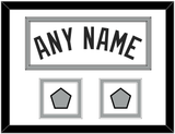 San Antonio Name With 2 Champions Trophy Patches - Home White (1989-2002) - Double Mat 1