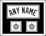 San Antonio Name With 2 Finals Patches - Home White (2002-2017) - Double Mat 3