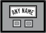 San Antonio Name With 2 Champions Banner Patches - Home White (2002-2017) - Triple Mat 5