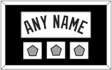 San Antonio Name With 3 Champions Trophy Patches - Home White (2002-2017) - Single Mat 1