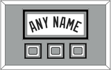San Antonio Name With 3 Champions Banner Patches - Home White (1989-2002) - Triple Mat 3