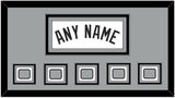 San Antonio Name With 5 Champions Trophy Patches - Home White (1989-2002) - Triple Mat 3