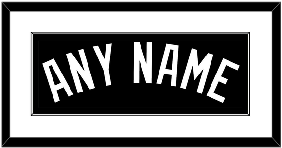 San Antonio Name - Black Icon - Single Mat 1