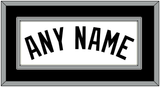 San Antonio Name - Home White (1989-2002) - Double Mat 2
