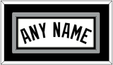 San Antonio Name - Home White (1989-2002) - Triple Mat 2