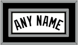 San Antonio Name - Home White (1989-2002) - Triple Mat 2