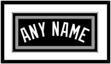 San Antonio Name - Road Black (1989-2002) - Triple Mat 1