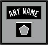 San Antonio Name & Champions Trophy Patch - Road Black (2002-2017) - Single Mat 2