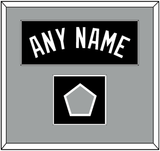 San Antonio Name & Finals Patch - Road Black (2002-2017) - Single Mat 2