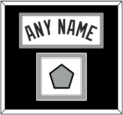 San Antonio Name & Champions Banner Patch - Home White (1989-2002) - Signature Tier 2