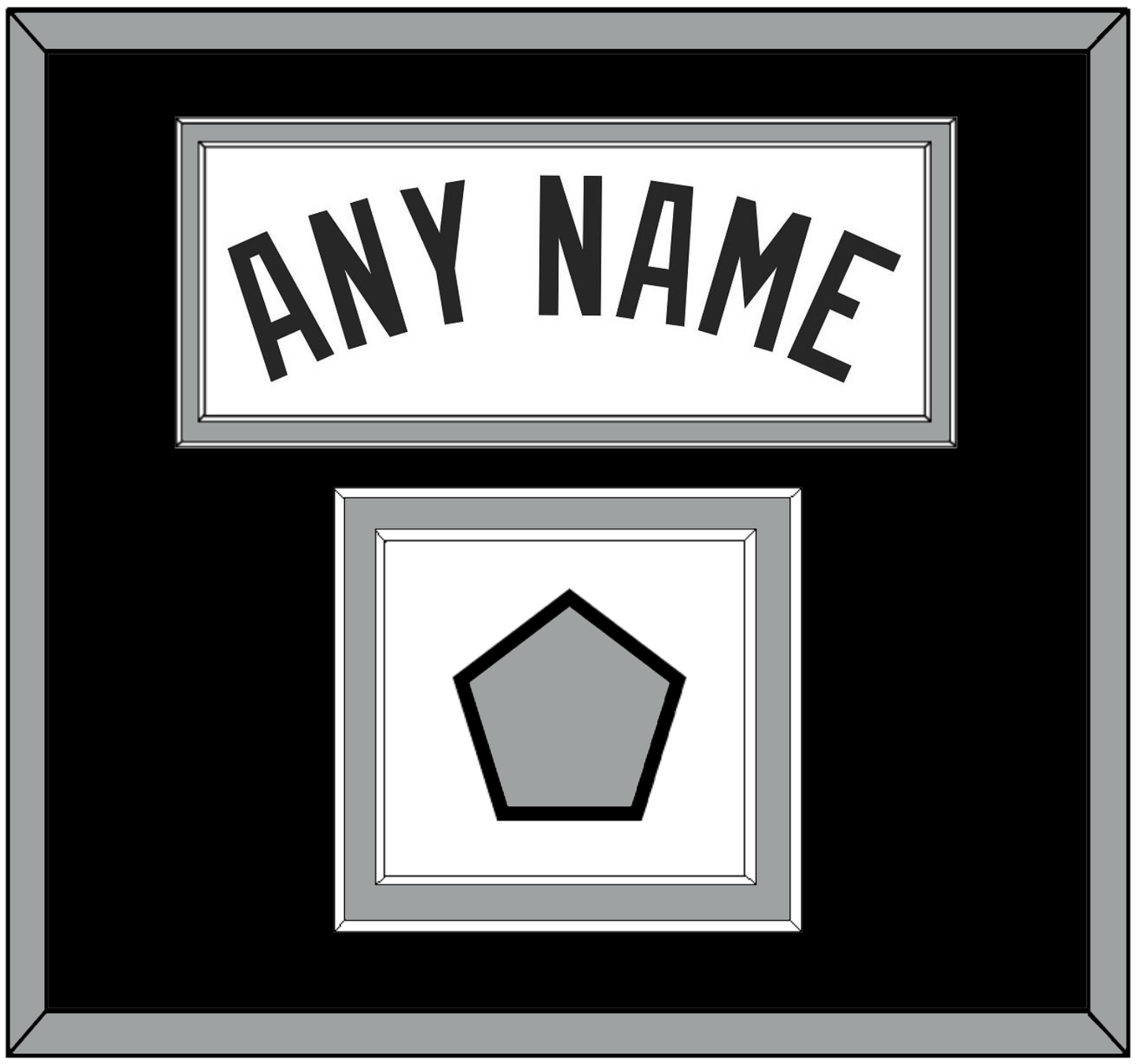 San Antonio Name & Champions Patch - Home White (1989-2002) - Signature Tier 2