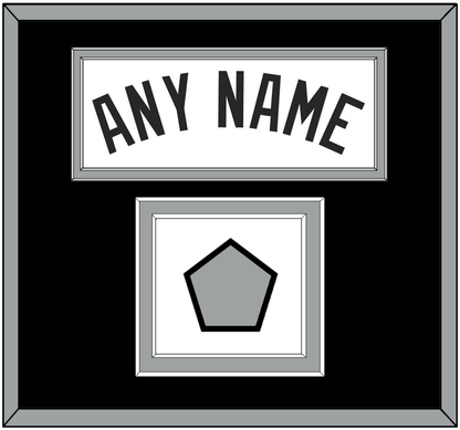 San Antonio Name & Champions Banner Patch - Home White (1989-2002) - Signature Tier 2