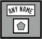 San Antonio Name & Finals Patch - Home White (2002-2017) - Double Mat 3
