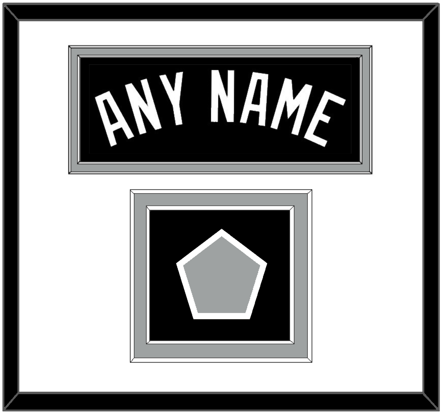 San Antonio Name & Champions Trophy Patch - Road Black (2002-2017) - Signature Tier 1