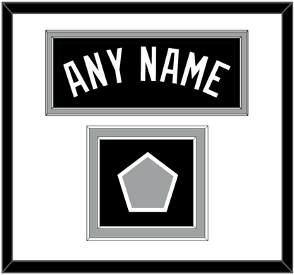 San Antonio Name & Champions Trophy Patch - Road Black (2002-2017) - Signature Tier 1