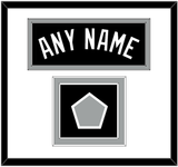 San Antonio Name & Finals Patch - Road Black (1989-2002) - Double Mat 1