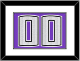 Sacramento Number - Road Purple (2014-2016) - Single Mat 1