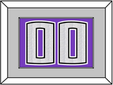 Sacramento Number - Road Purple (2014-2016) - Single Mat 3