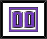 Sacramento Number - Home White (2014-2016) - Double Mat 1