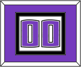 Sacramento Number - Home White (2014-2016) - Double Mat 2