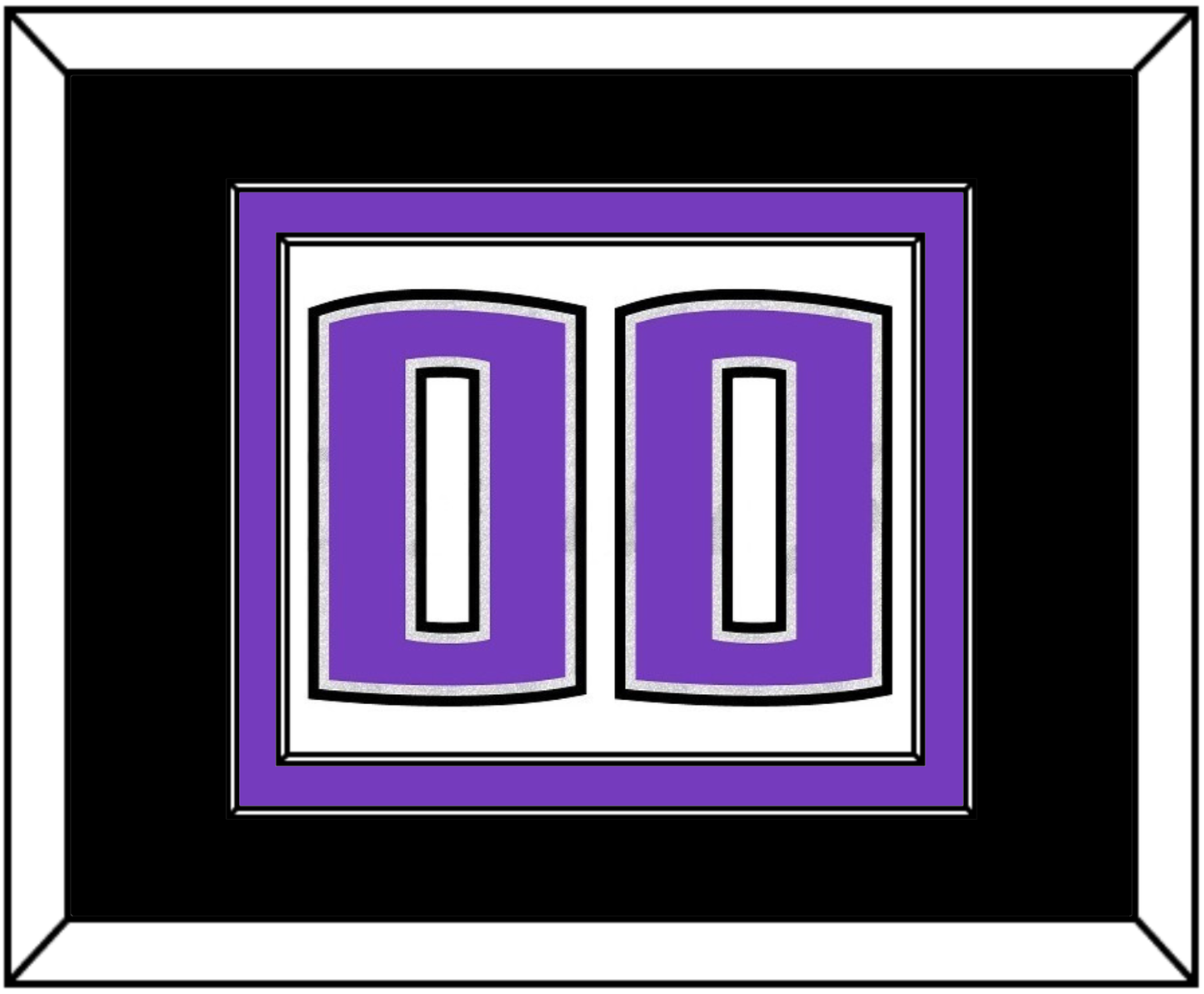 Sacramento Number - Home White (2014-2016) - Signature Tier 3
