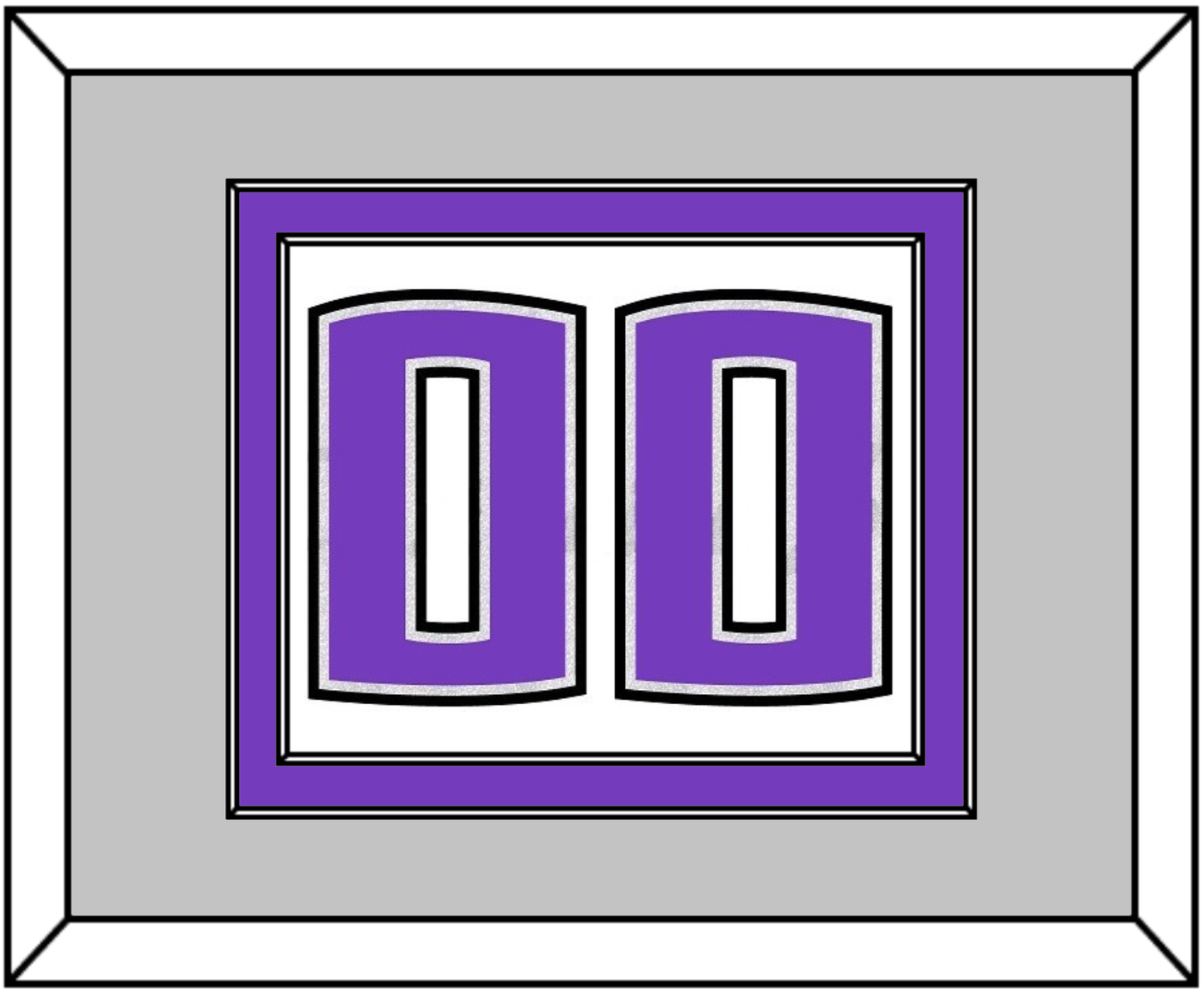 Sacramento Number - Home White (2014-2016) - Signature Tier 4