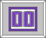 Sacramento Number - Home White (2014-2016) - Double Mat 4