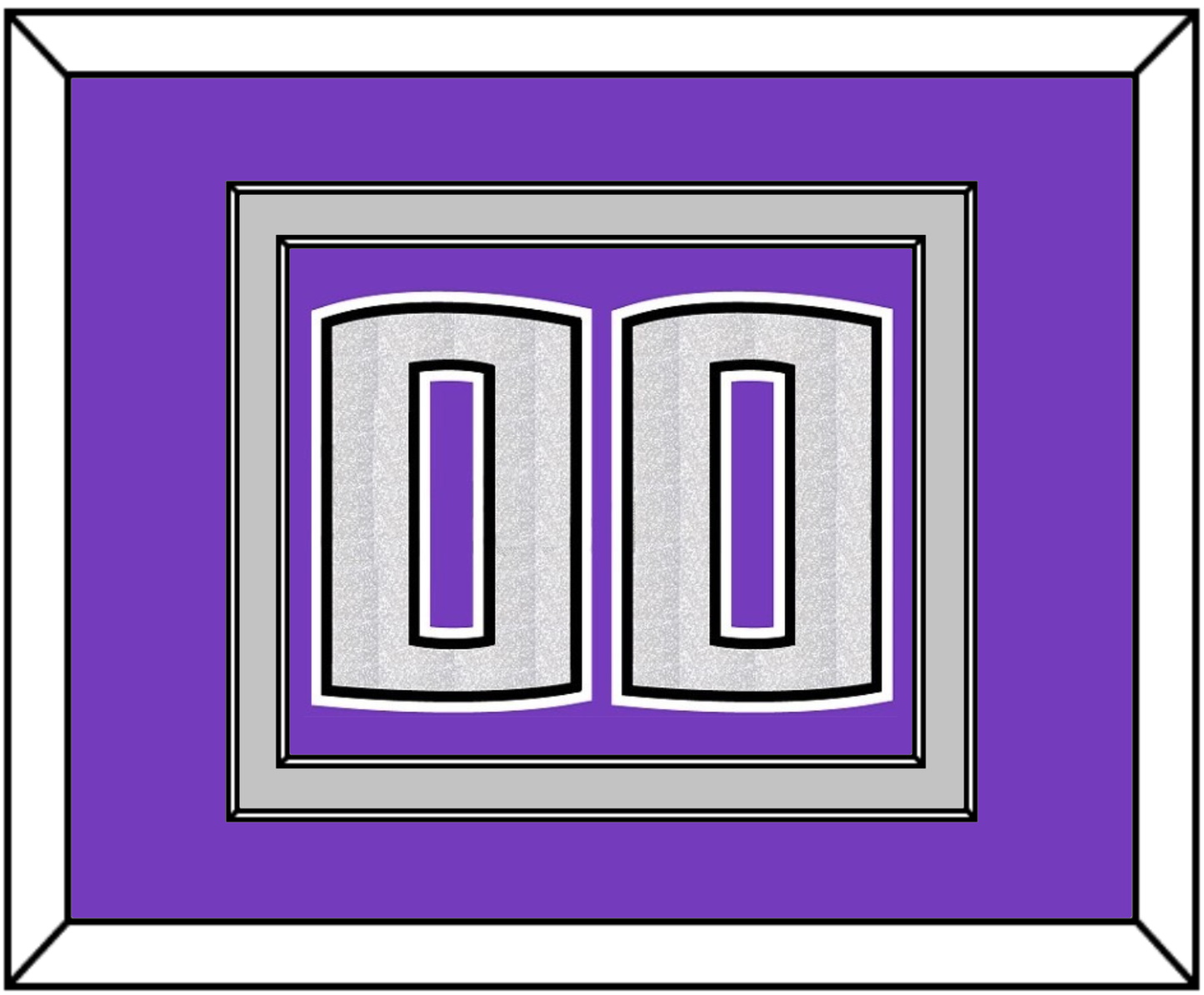 Sacramento Number - Road Purple (2014-2016) - Signature Tier 3