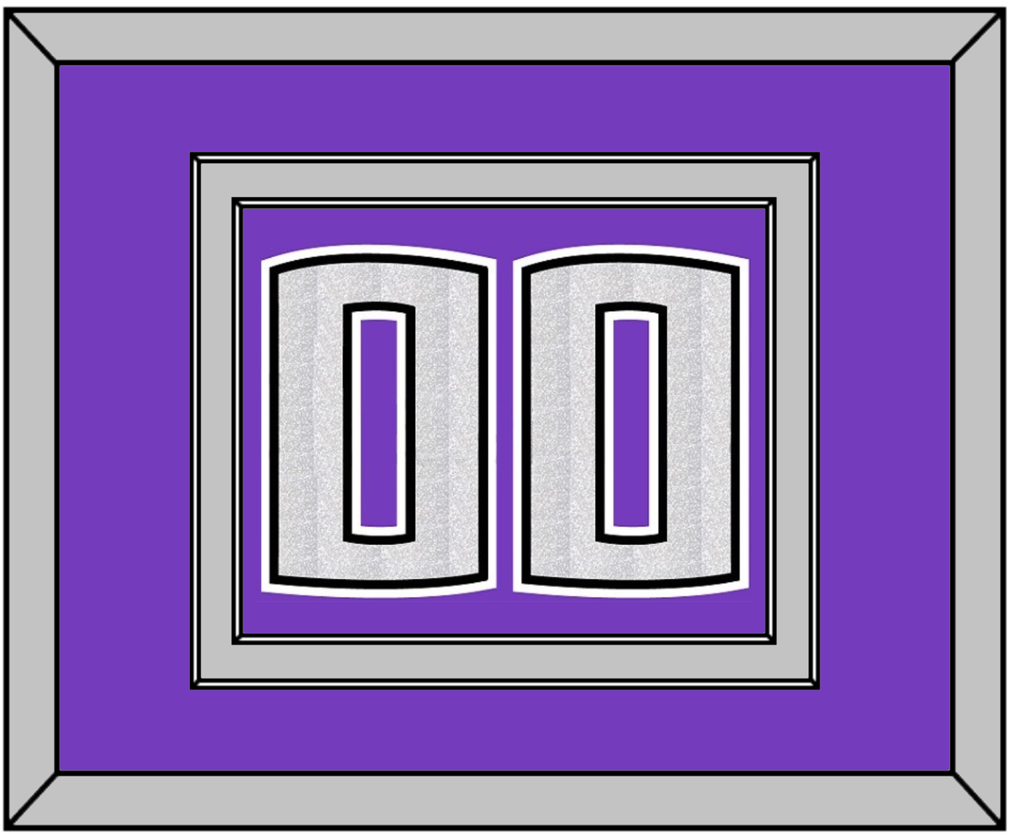 Sacramento Number - Road Purple (2014-2016) - Signature Tier 3