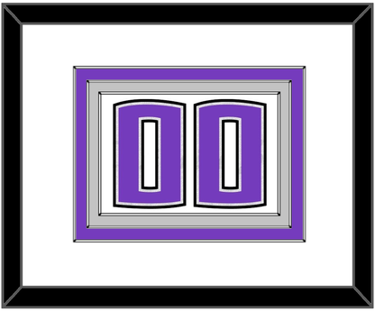 Sacramento Number - Home White (2014-2016) - Premier Tier 1