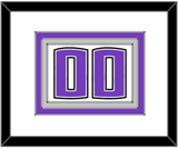 Sacramento Number - Home White (2014-2016) - Triple Mat 1