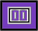 Sacramento Number - Home White (2014-2016) - Triple Mat 2