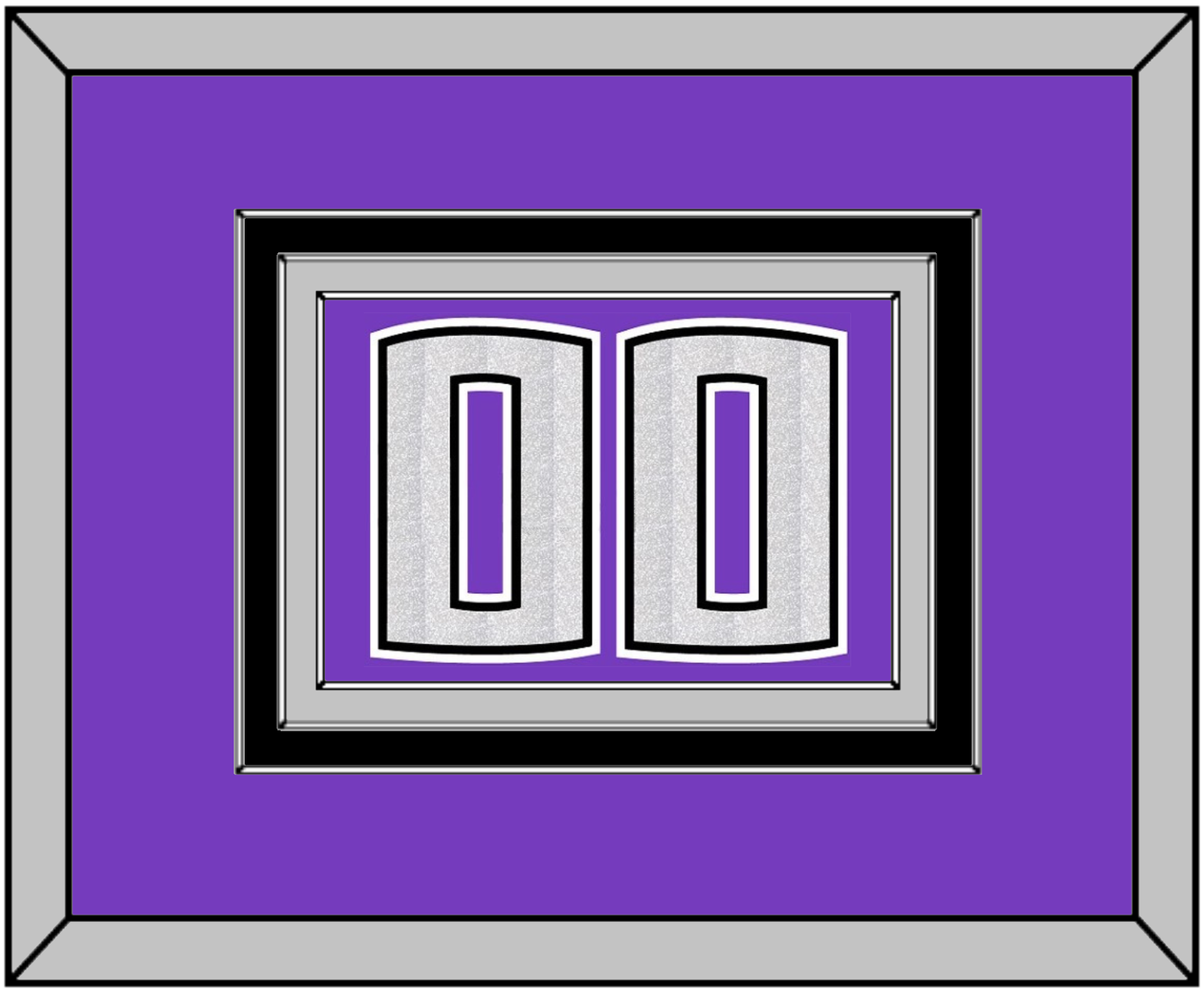 Sacramento Number - Road Purple (2014-2016) - Premier Tier 2