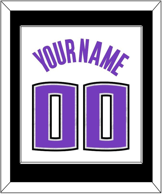 Sacramento Name & Number - Home White (2014-2016) - Essential Tier 2