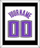Sacramento Name & Number - Home White (2014-2016) - Single Mat 2