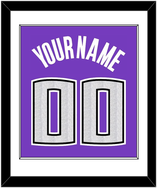 Sacramento Name & Number - Road Purple (2014-2016) - Essential Tier 1