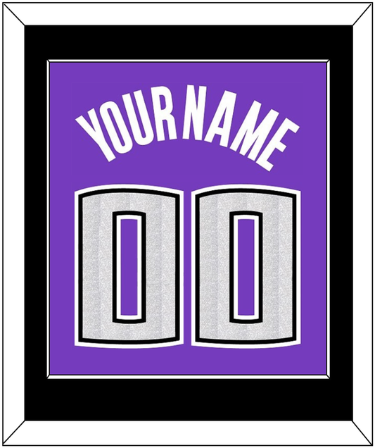 Sacramento Name & Number - Road Purple (2014-2016) - Essential Tier 2