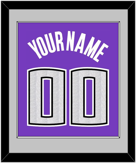 Sacramento Name & Number - Road Purple (2014-2016) - Essential Tier 3