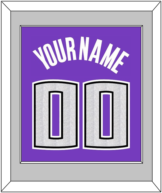 Sacramento Name & Number - Road Purple (2014-2016) - Essential Tier 3