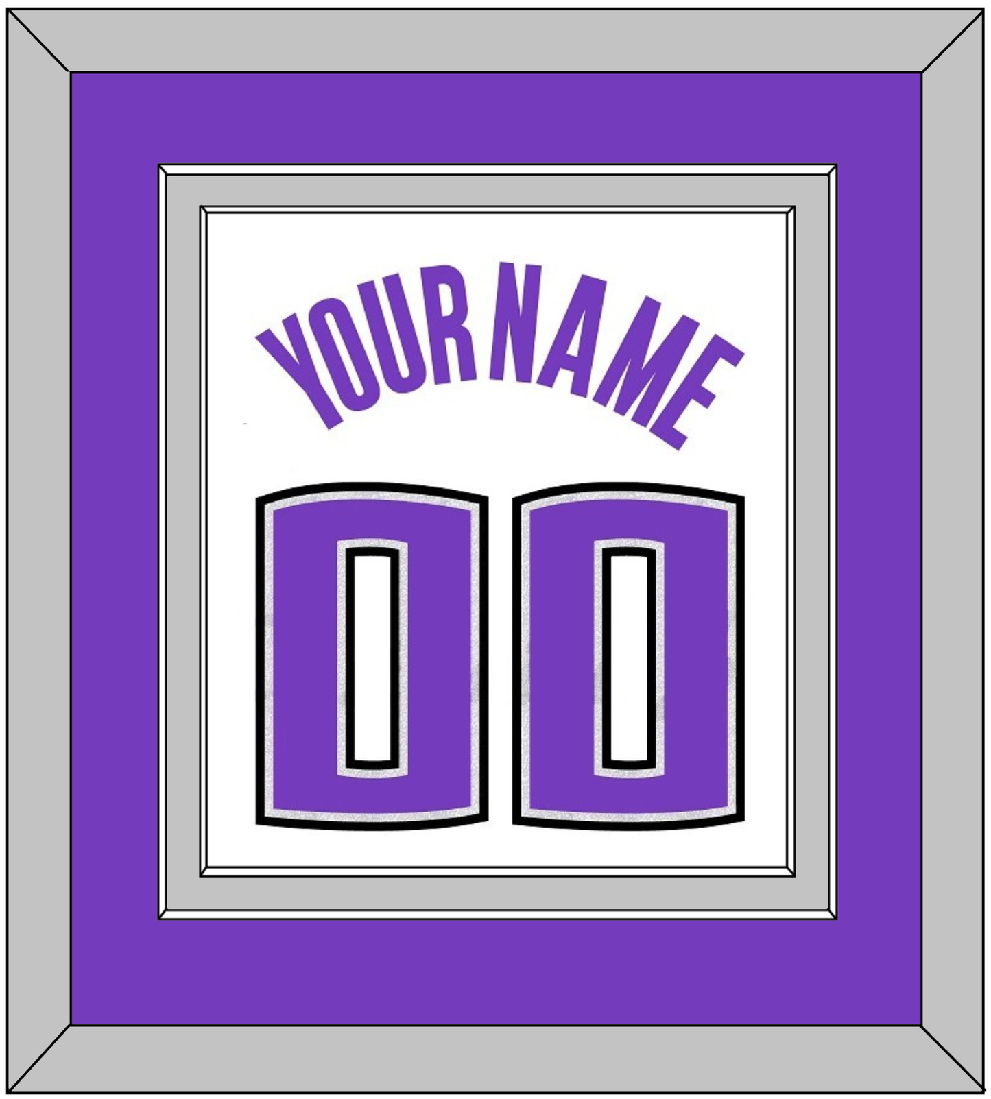 Sacramento Name & Number - Home White (2014-2016) - Signature Tier 2