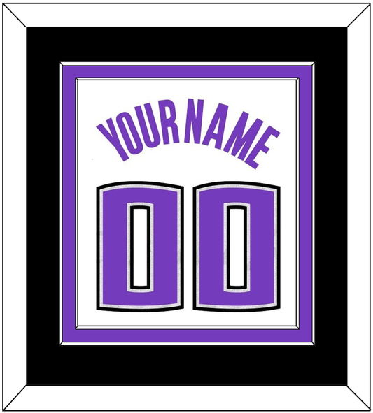 Sacramento Name & Number - Home White (2014-2016) - Signature Tier 3