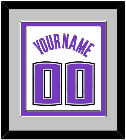 Sacramento Name & Number - Home White (2014-2016) - Signature Tier 4