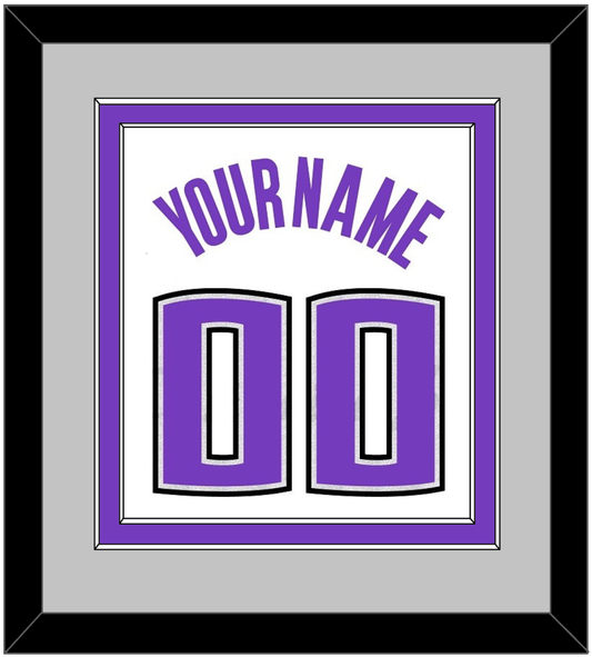 Sacramento Name & Number - Home White (2014-2016) - Signature Tier 4